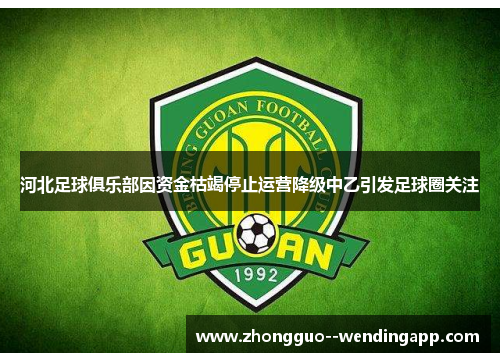 河北足球俱乐部因资金枯竭停止运营降级中乙引发足球圈关注